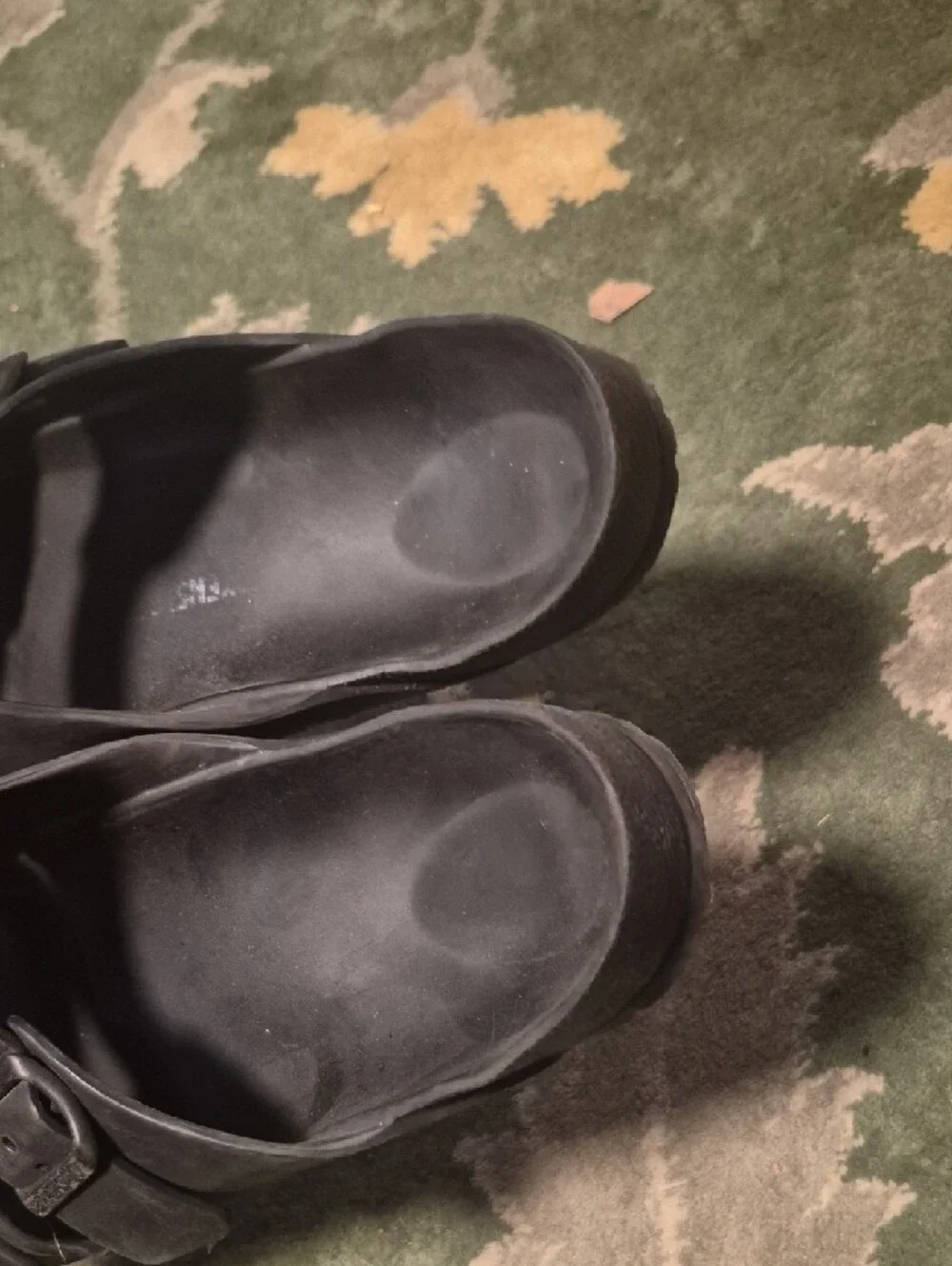 Birkenstock Black Two-Strap Slip-On Sandals